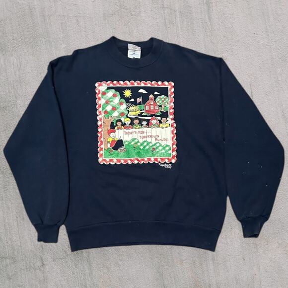 1997 Education todays kids tomorrows future sweatshirt - Picture 1 of 2